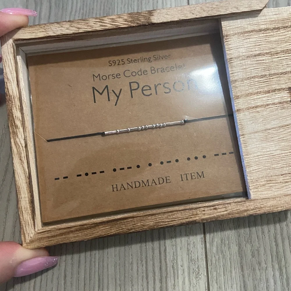 NWT Morse Code Bracelet “My Person”